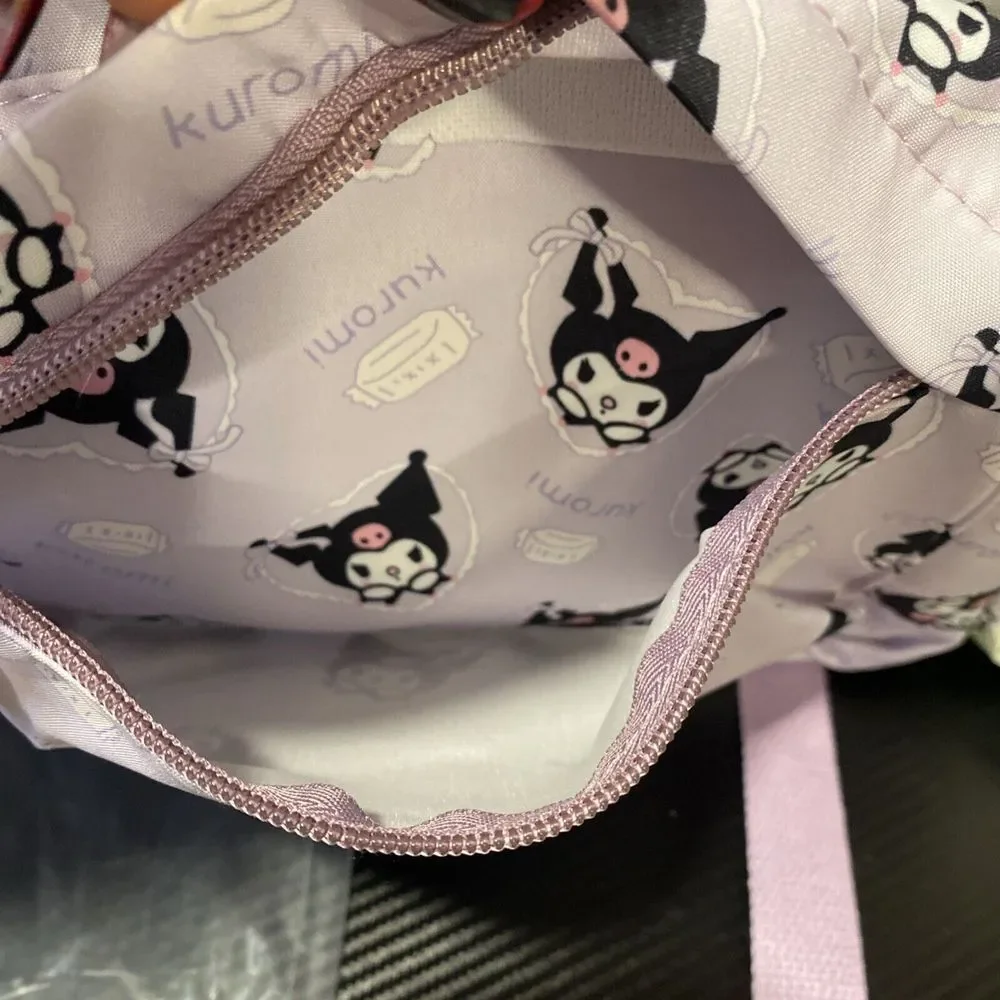 Sanrio Kawaii‎ Kuromi🌸CUTE🌸School Backpack Big Size NEW